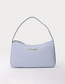 Tommy Hilfiger Solid Blue Pu Shoulder Bag