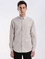 Calvin Klein Jeans Solid Slim Fit Poplin Woven Shirt