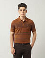 Arrow Sport Horizontal Striped Dynamax Polo Shirt