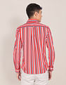 U.S. Polo Assn. Rounded Cuff Cotton Striped Casual Shirt