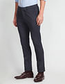 Arrow Micro Check Super Slim Fit Trousers