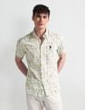 U.S. Polo Assn. Short Sleeve Slim Fit Floral Shirt