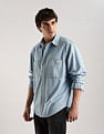 Calvin Klein Jeans Solid Relaxed Fit Denim Shirt