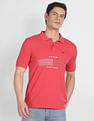 Arrow Sports Compact Cotton Horizontal Stripe Polo Shirt