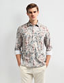 Arrow Sport Floral Print Cotton Shirt