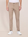 U.S. Polo Assn. Mid Rise Solid Austin Trim Fit Casual Trousers