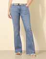 U.S. Polo Assn. Women Mid-Rise Skinny Bootcut Jeans