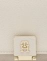 Tommy Hilfiger Solid Beige Pu Sling Bag