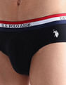 USPA Innerwear Striped Waistband EB002 Briefs - Pack Of 2