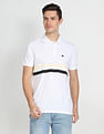 Arrow Sports Horizontal Stripe Cotton Polo Shirt