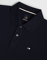 Arrow Sports Striped Sleeve Cotton Polo Shirt