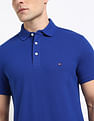Tommy Hilfiger Solid Slim-Fit Cotton Polo Shirt
