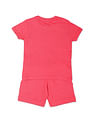 U.S. Polo Assn. Kids Boys Red Printed Cotton Set