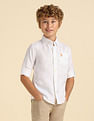 U.S. Polo Assn. Kids Boys Dobby Cotton Shirt
