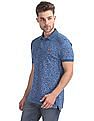 U.S. Polo Assn. Denim Co. Printed Muscle Fit Polo Shirt