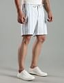Tommy Hilfiger Regular Fit Striped Mid Rise Shorts