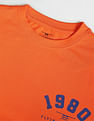 Flying Machine Rear Print Oversized T-Shirt