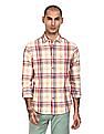 U.S. Polo Assn. Denim Co. Spread Collar Check Casual Shirt
