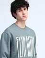 Flying Machine Relaxed Fit Printed Sweatshirt