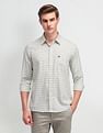 Arrow Sport Manhattan Slim Fit Micro Checked Shirt