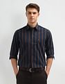 Arrow Sport Vertical Striped Slim Fit Shirt