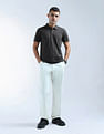 Flying Machine Solid Regular Fit Polo Shirt