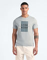 Flying Machine Brand Print Cotton T-Shirt
