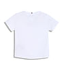 Tommy Hilfiger Kids Girls Logo Slim-Fit Cotton T-Shirt