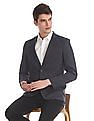 AD by Arvind Tailored Regular Fit Patterned Weave Blazer