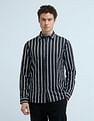 Flying Machine Vertical Stripe Slim Fit Shirt