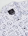Flying Machine Short Sleeve Paisley Print Shirt