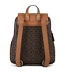 Calvin Klein Monogram Print Garnet Backpack