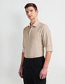 Arrow Cutaway Collar Windowpane Check Shirt