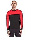 Flying Machine Crew Neck Colour Block Sweatshirt
