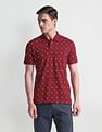 Arrow Sports All Over Print Regular Polo Shirt