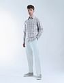 Flying Machine Grid Tattersall Checked Digitopia Shirt
