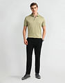 Arrow Solid Cotton Polo Shirt