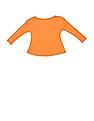 U.S. Polo Assn. Kids Girls Orange Round Neck Graphic Print T Shirt