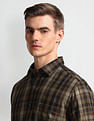 Arrow Sports Manhattan Slim Fit Plaid Shirt