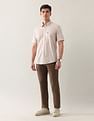 Arrow Sport Grid Tattersall Checked Regular Fit Shirt
