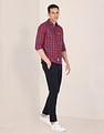 U.S. Polo Assn. Premium Cotton Checked Casual Shirt