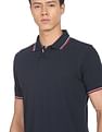 Arrow Sports Solid Cotton Polo Shirt