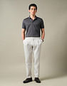 Arrow Geometric Printed Pure Cotton 1851 Polo Shirt