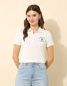 U.S. Polo Assn. Women Regular Fit Solid Polo Shirt