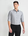 Arrow Pure Cotton Heathered Shirt
