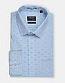 Arrow Slim Fit Patterned Stretchable Formal Shirt