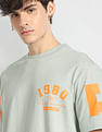 Flying Machine Rear Print Oversized T-Shirt