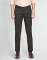 Arrow Solid Dobby Formal Trousers