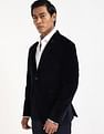 Tommy Hilfiger Solid Regular-Fit Cotton Blazer