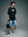 Flying Machine Graphic Printed Oversized Fit T-Shirt